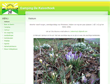 Tablet Screenshot of dekalverhoek.nl